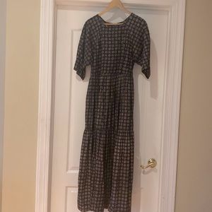 Christy Dawn Handmade Cotton Block Printed Theo Dress